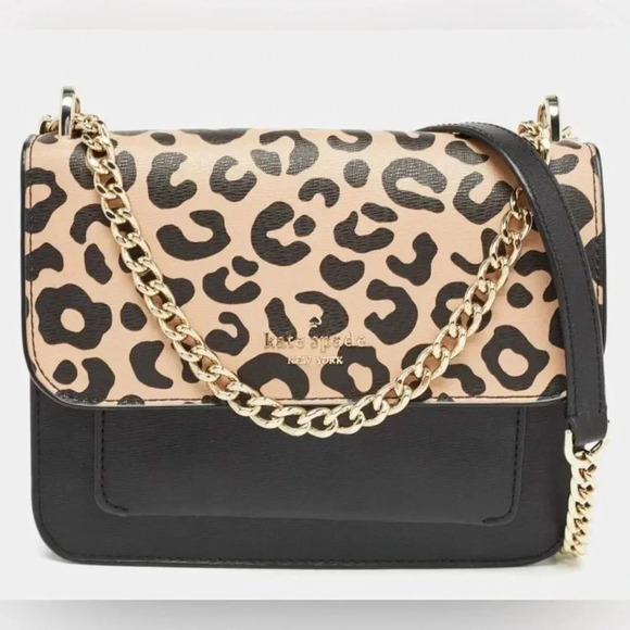 kate spade Handbags - Kate Spade Leopard Chain Purse NWT